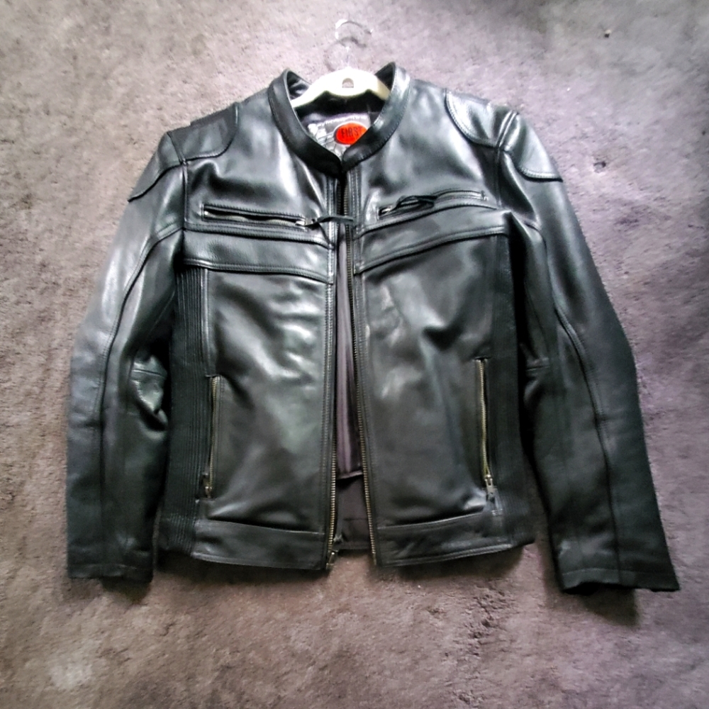 First MFG Co Nemesis - Men's Motorcycle Leather Jacket | Men’s Leather Jacket fo
